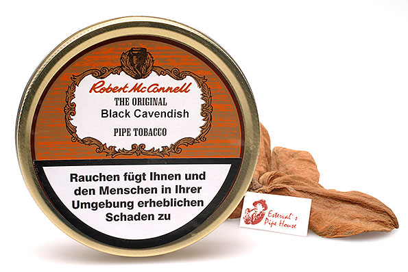 McConnell Pure Black Cavendish Tobacco Pfeifentabak 50g Dose McConnell Pure Black Cavendish Tobacco Pfeifentabak 50g Dose